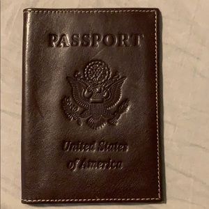 Cole haan passport wallet leather